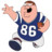 Peter Griffin Football Icon